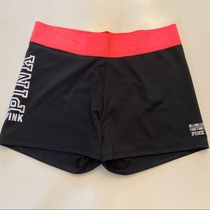 NWOT PINK Spandex Workout Shorts